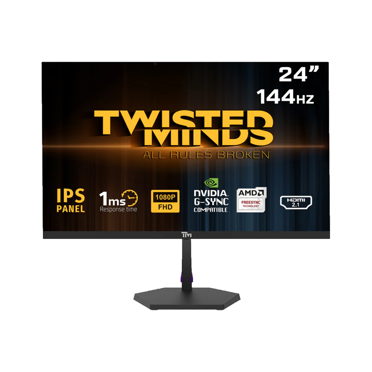 Twisted Minds 24 Inch Gaming Monitor 144Hz IPS FHD TM24FHD144IPS