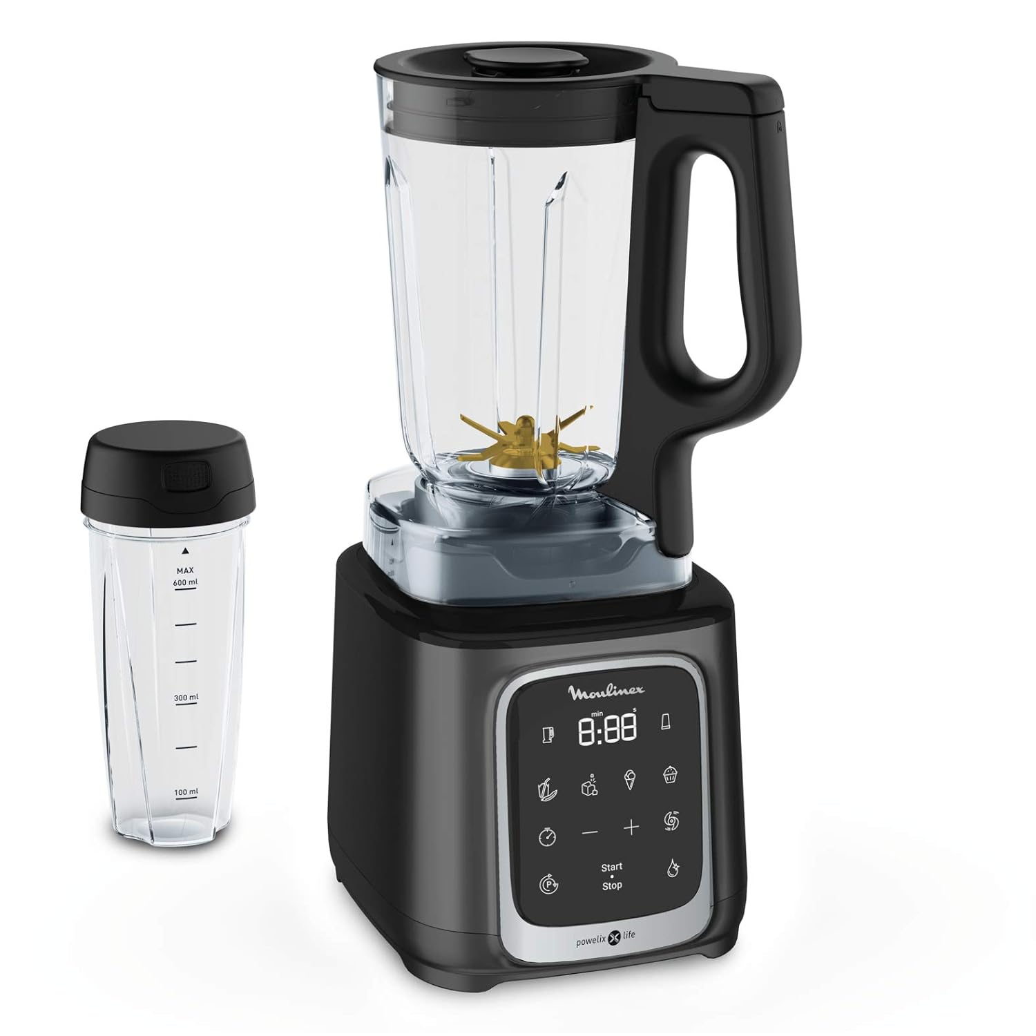 MOULINEX Infiny Mix+ High-Speed Blender 1600W with 5 Automatic Programs