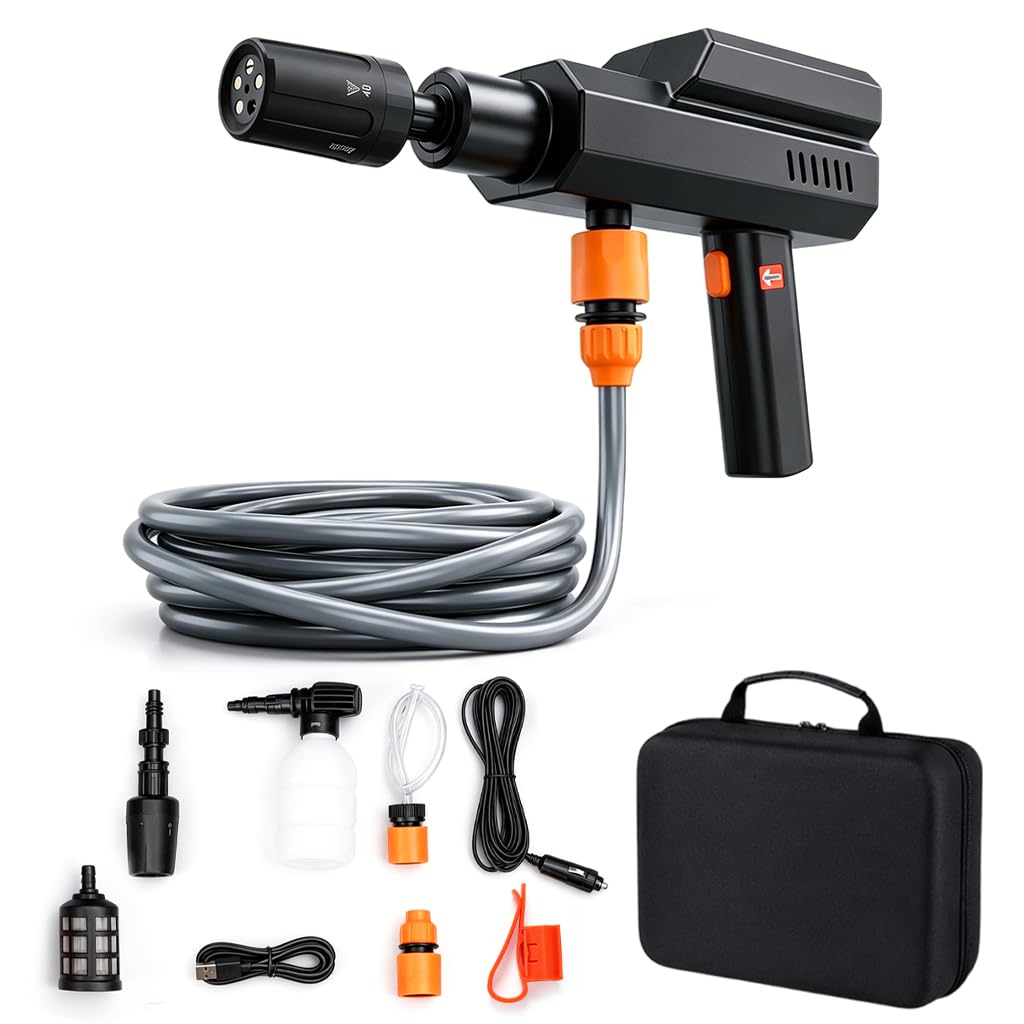 NYORK Car Washer High Pressure Gun 12000mAh Portable Car Cleaning Washer