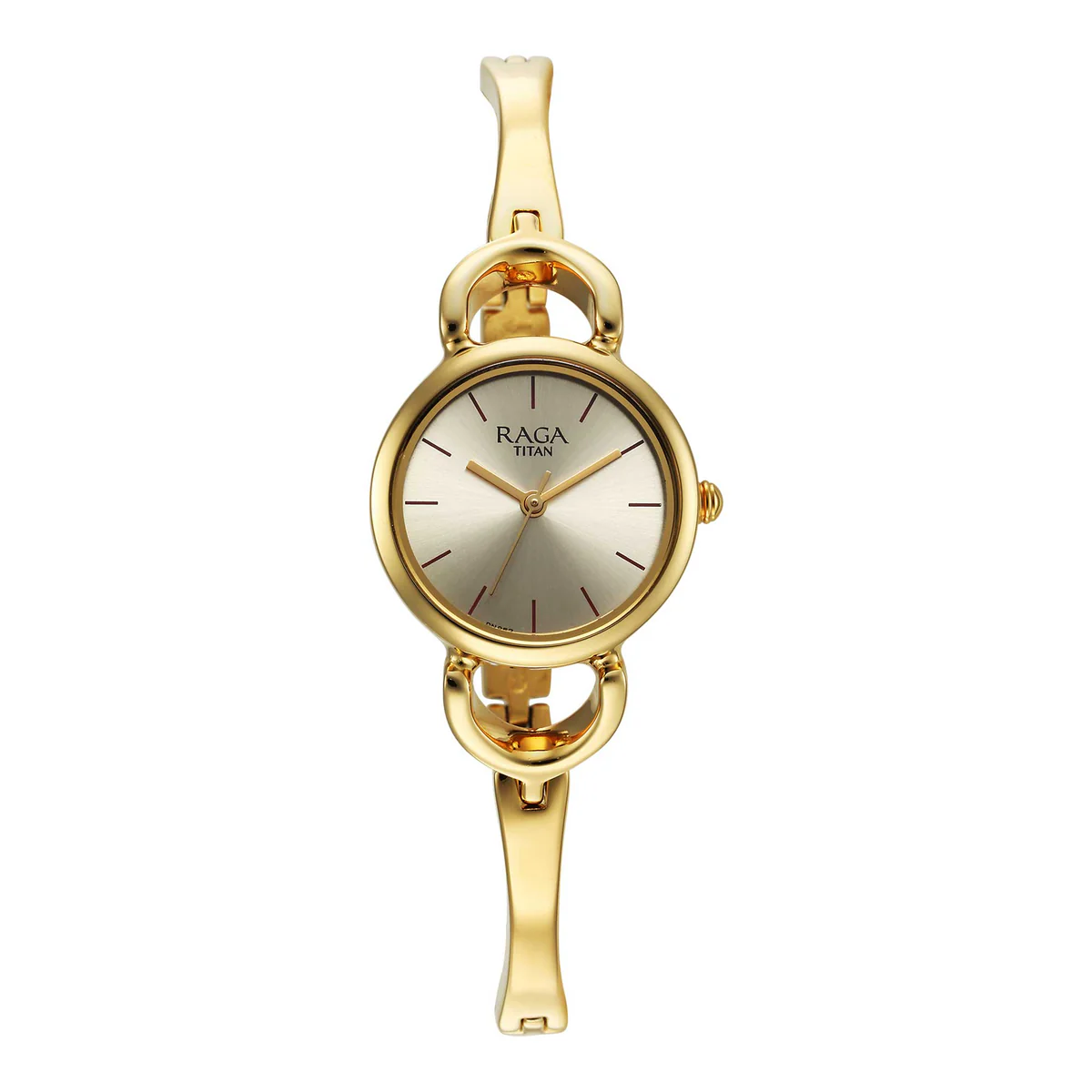 Titan Raga Champagne Dial Watch for Women 2724YM01