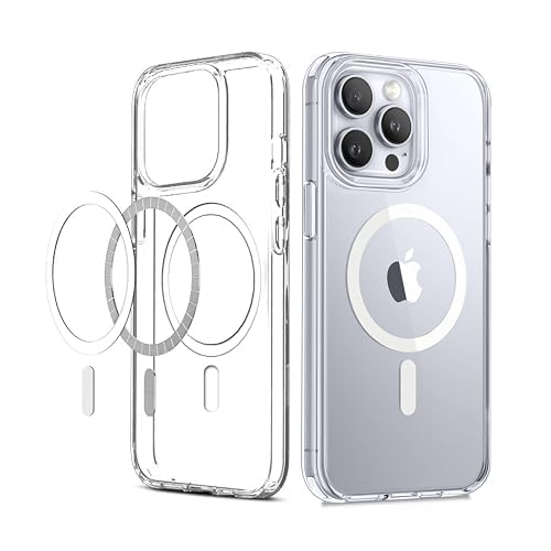 MagSafe Case for iPhone 16 Pro Max (Local) – Transparent Magnetic Shockproof Back Cover
