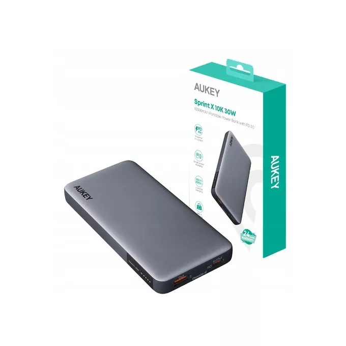 Aukey Portable Power Bank with 30W PD3.0 10000mAh