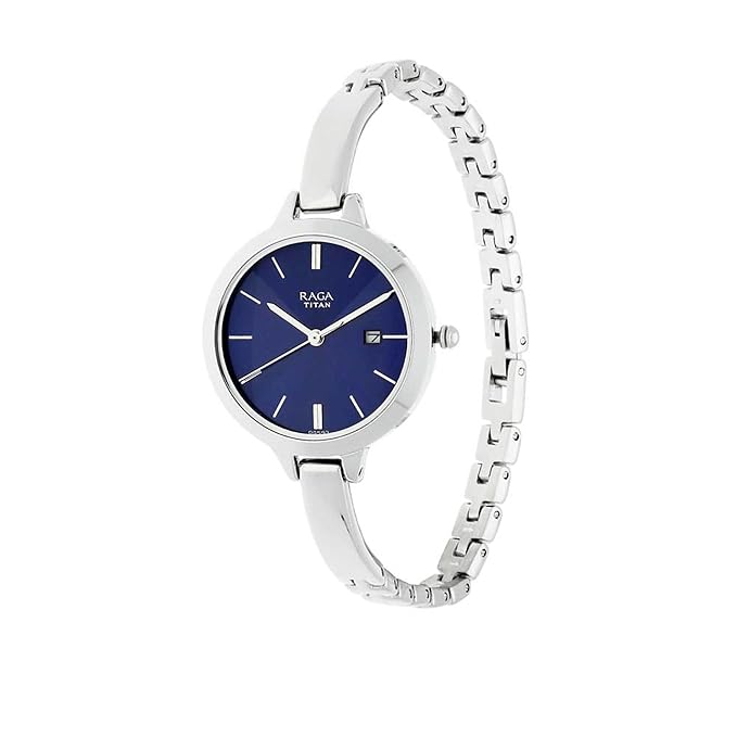Titan Raga Viva Blue Dial Analog Watch for Women 2578SM01