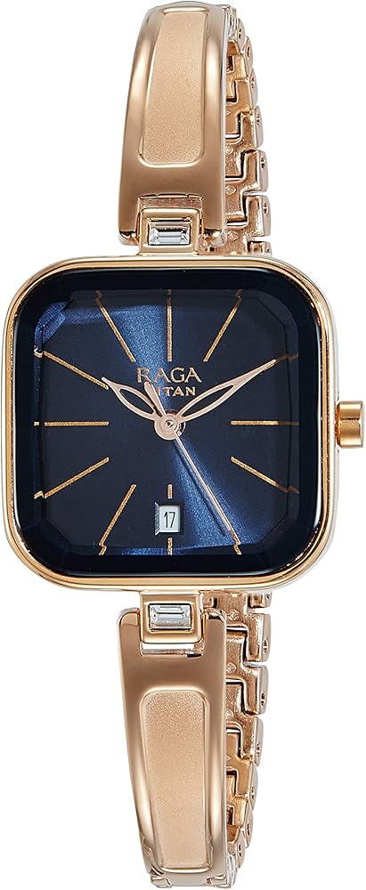Titan Raga Viva Blue Dial Analog Watch for Women 2607WM02