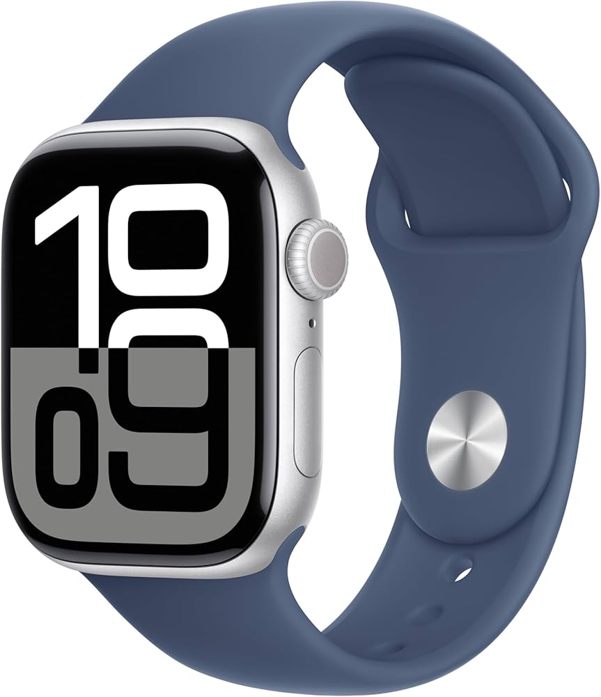 Apple Watch Series 10 42mm Silver Aluminum Sport Band Cellular (MWX43QA/A)
