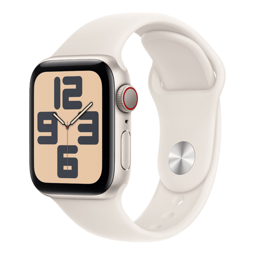 Apple Watch SE (2nd Gen) 40mm Silver Aluminum Sport Band ML GPS (MXED3QA/A)