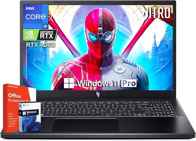 Acer Nitro V15 Gaming Laptop i9-13900H / 16GB / 1TB SSD / RTX 5060 8GB / 15.6" Amber Black | Windows 11