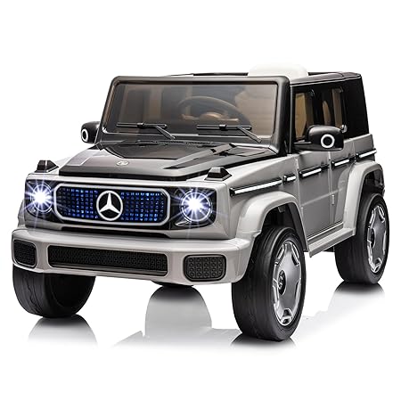M Benz EQG JJ2088 AMT-715320890 | 12V Kids Ride-On Car with Leather Seat, Bluetooth & LED Lights | AMTOY