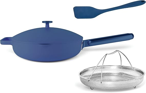 Nutricook NC-OP126AB One Pan 26cm All Blue | Non-Stick Multipurpose Pan