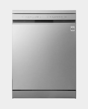 LG DFC513FV SIL Dishwasher | 14 Place Settings | QuadWash & Smart Inverter | Qatar