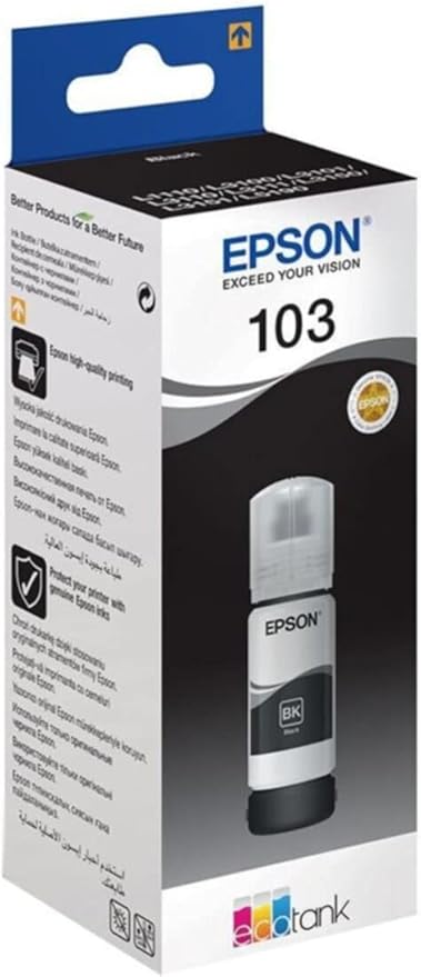 Epson 103 Black Ink Bottle C13T00S14A | Qatar