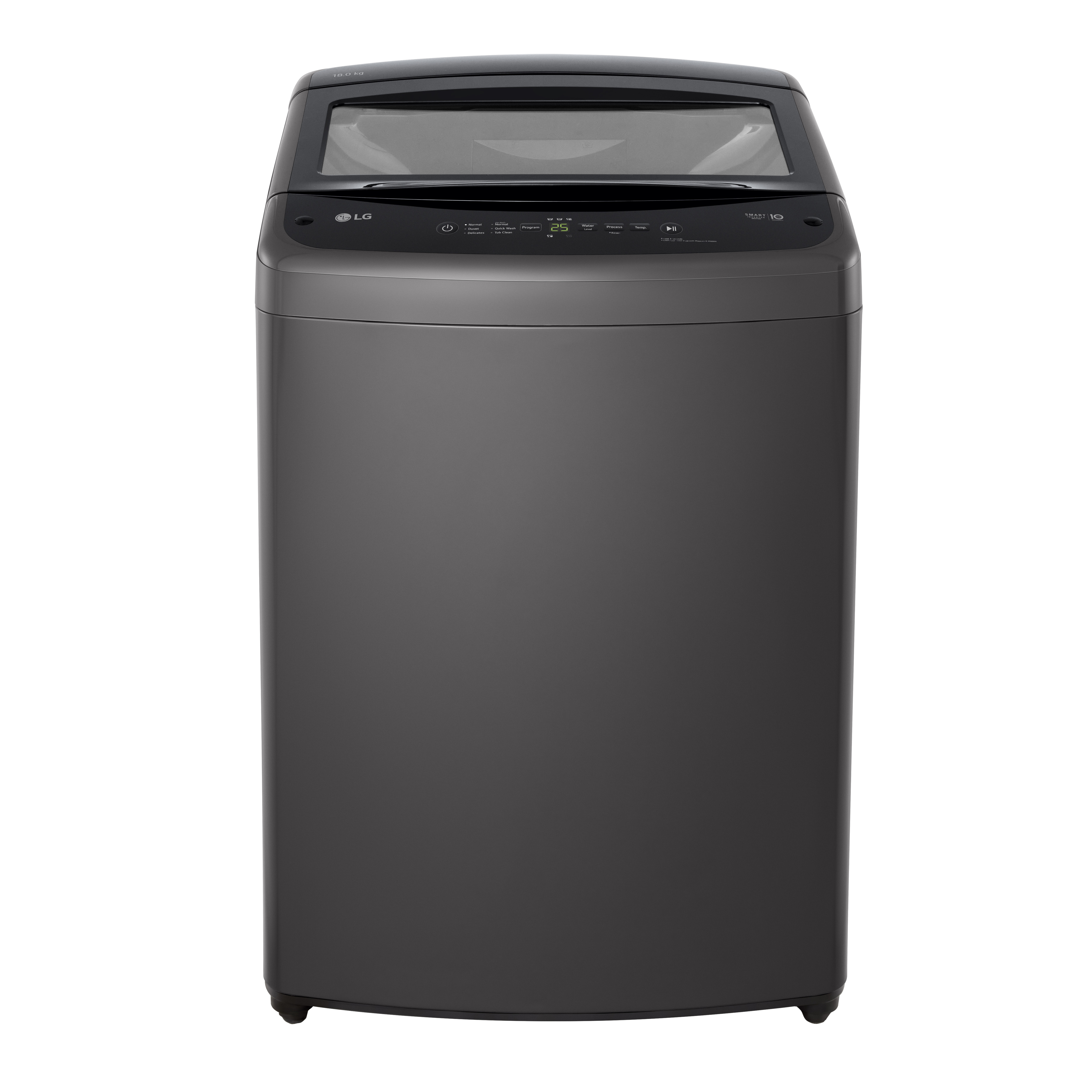 LG 18Kg Top Load Washer T18V1NDHT2 Middle Black | Smart Inverter & TurboDrum