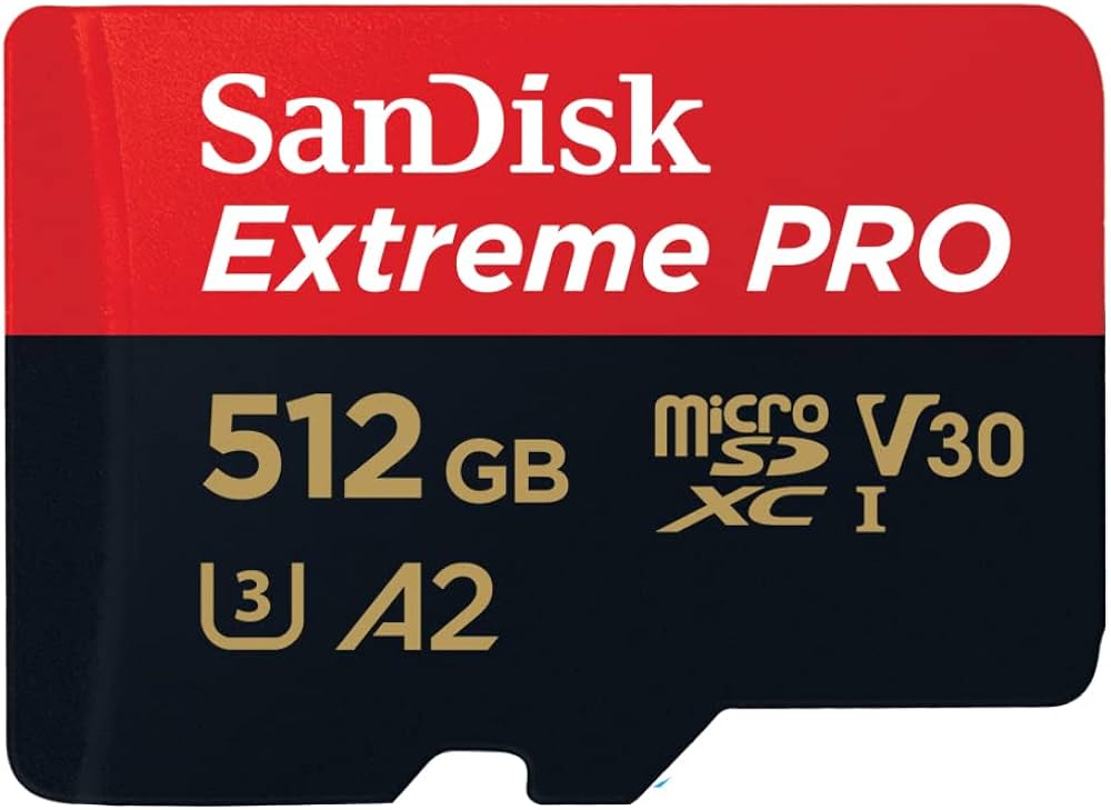 SanDisk Extreme Pro microSD UHS-I 512GB | 200MB/s Read 140MB/s Write | Mobile Card