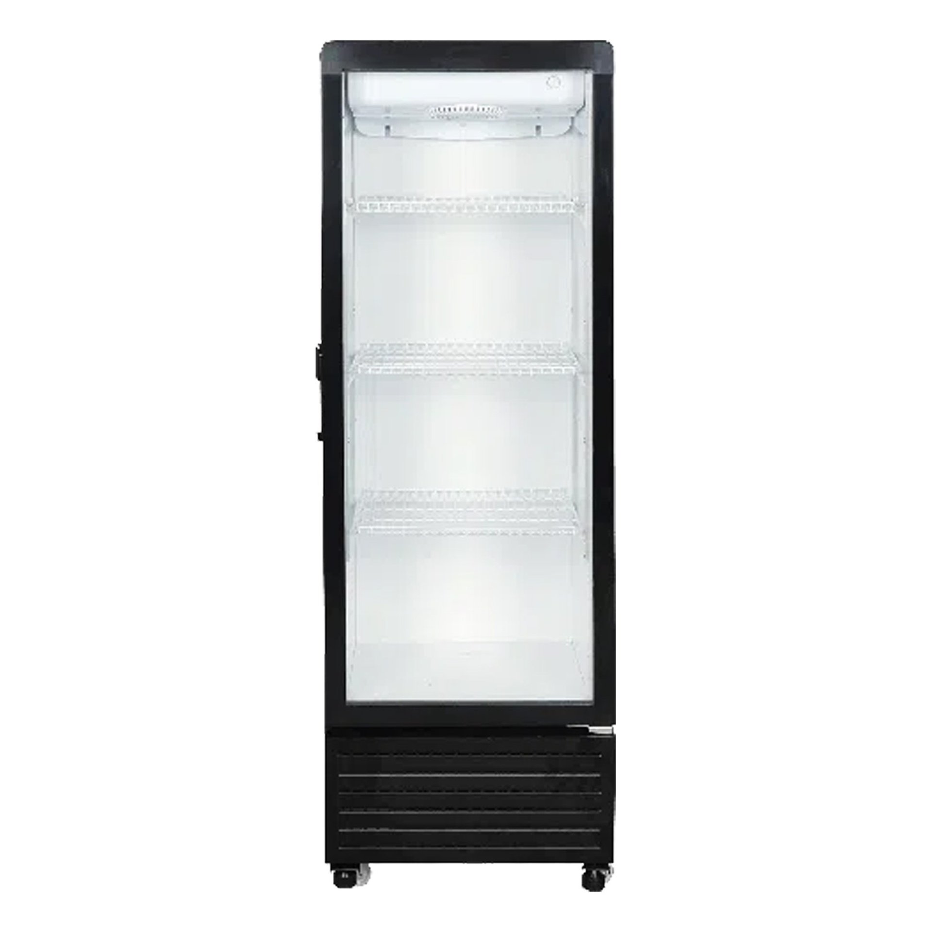 TCL F280SCB 280L Showcase Glass Door Refrigerator ‒ LED Display & Metal Shelves