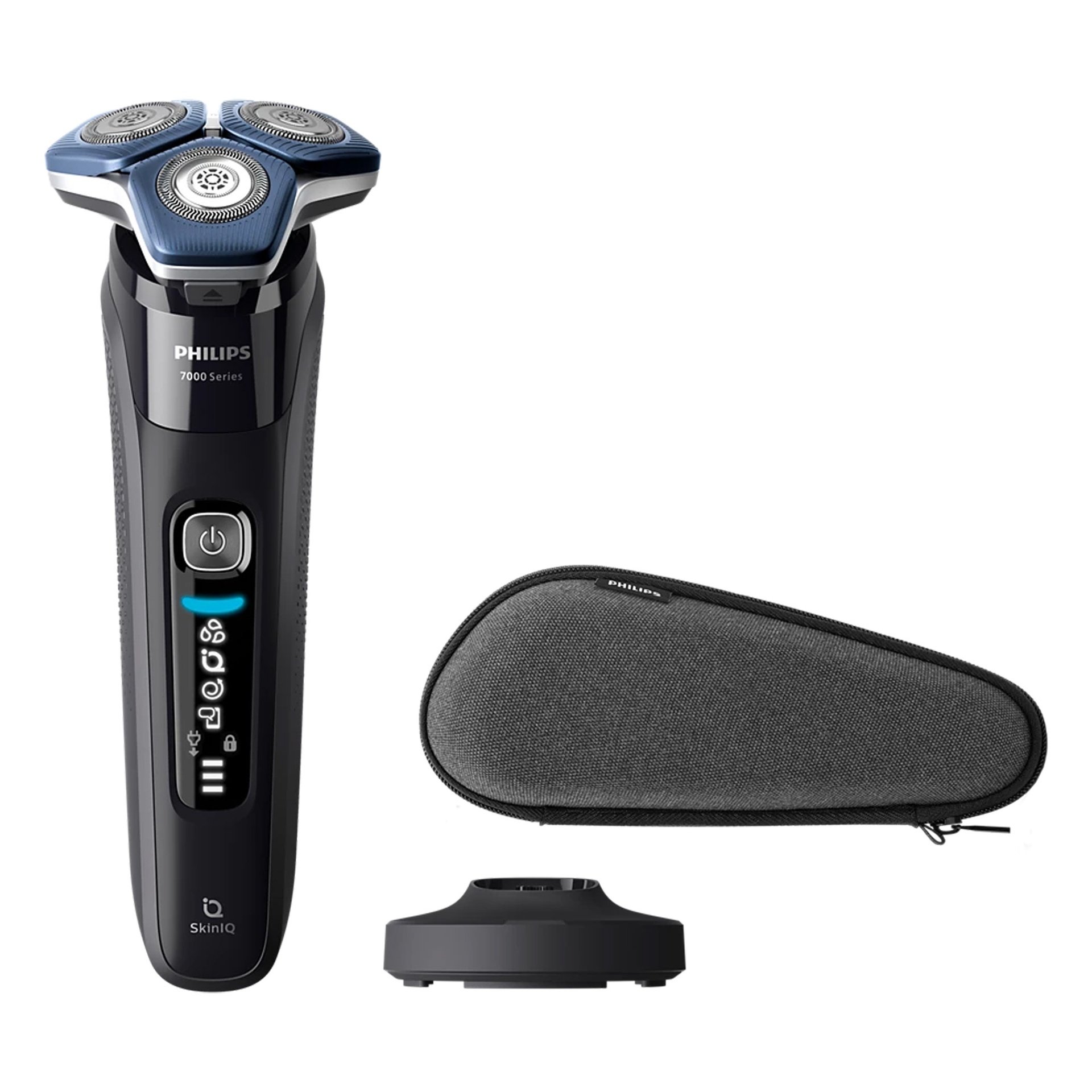 Philips Male Shaver S7886/35 with Charging Stand & Pouch – Premium Wet & Dry Shaver