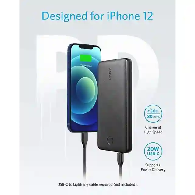 Anker PowerCore Essential 20000 PD Power Bank – Black
