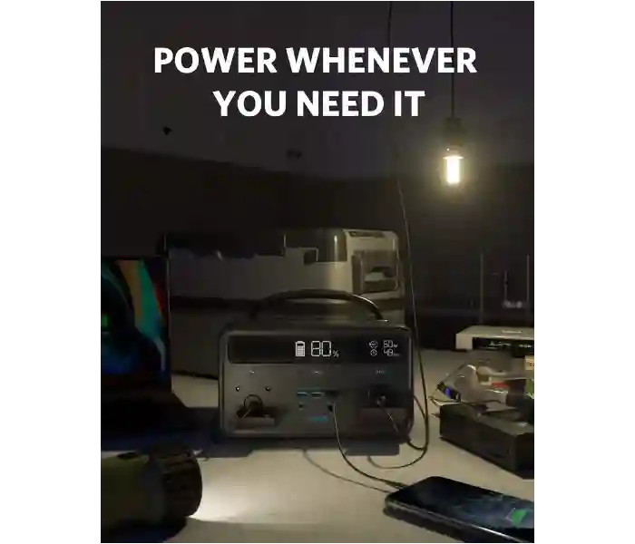 Anker PowerHouse II 400 Portable Power Station – 516W Output