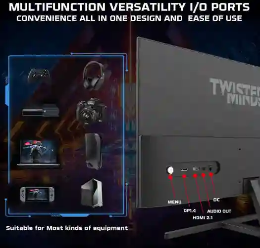 Twisted Minds 27" TM27FHD180IPS Gaming Monitor