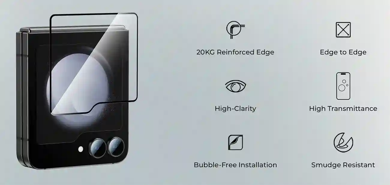 ANTIBROKEN Screen Protector for Samsung Z Flip 6