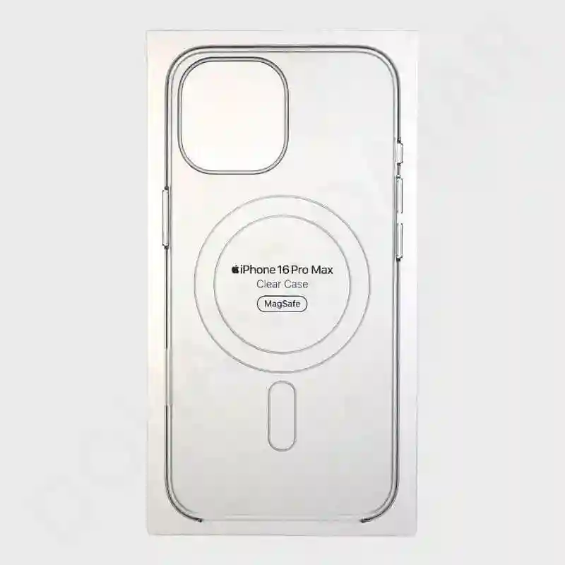 MagSafe Case for iPhone 16 Pro Max (Local) – Transparent Magnetic Shockproof Back Cover