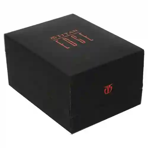Titan Quartz Analog Black Dial Stainless Steel Strap Watch for Men | Classic Everyday Timepiece