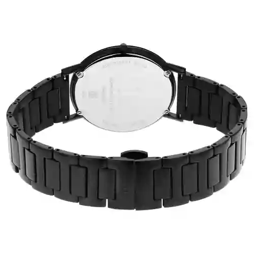 Titan Quartz Analog Black Dial Stainless Steel Strap Watch for Men | Classic Everyday Timepiece