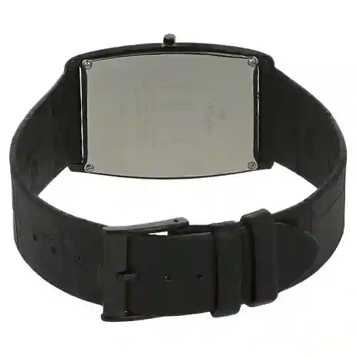 Titan Edge Black Dial Analog Leather Strap Watch for Men | Titan Qatar