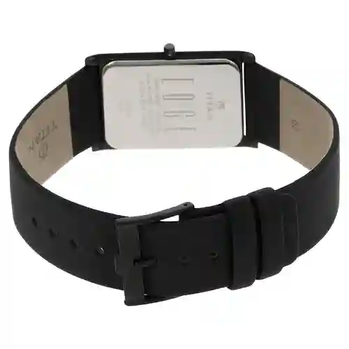 Titan Quartz Analog Black Dial Leather Strap Watch for Men | Titan Qatar