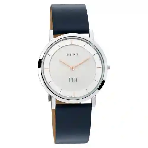 Titan Quartz Analog White Dial Leather Strap Watch for Men | Titan Qatar