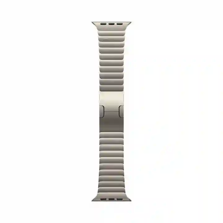 Apple Watch 46mm Natural Link Bracelet - Premium Stainless Steel Strap | Qatar | MXMF3ZM/A