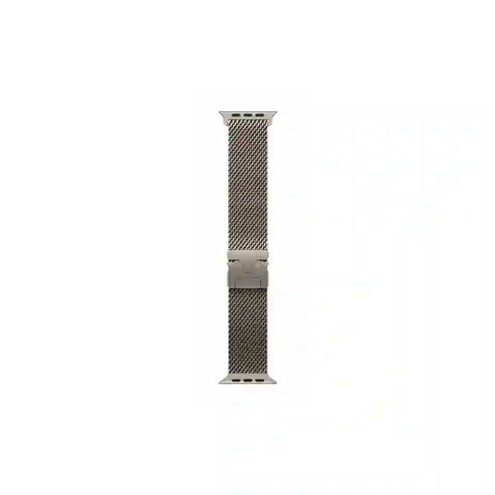 Apple Watch 46mm Natural Milanese Loop M/L - Premium Stainless Steel Strap | Qatar | MXMQ3ZM/A