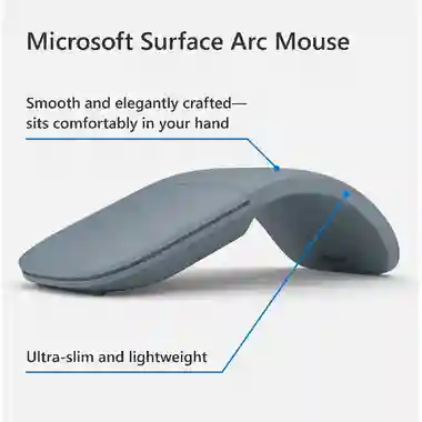 Microsoft Surface Arc Mouse Bluetooth Light Grey | Qatar