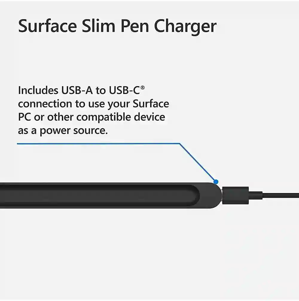 Microsoft Surface Slim Pen 2 Charger Black | Qatar