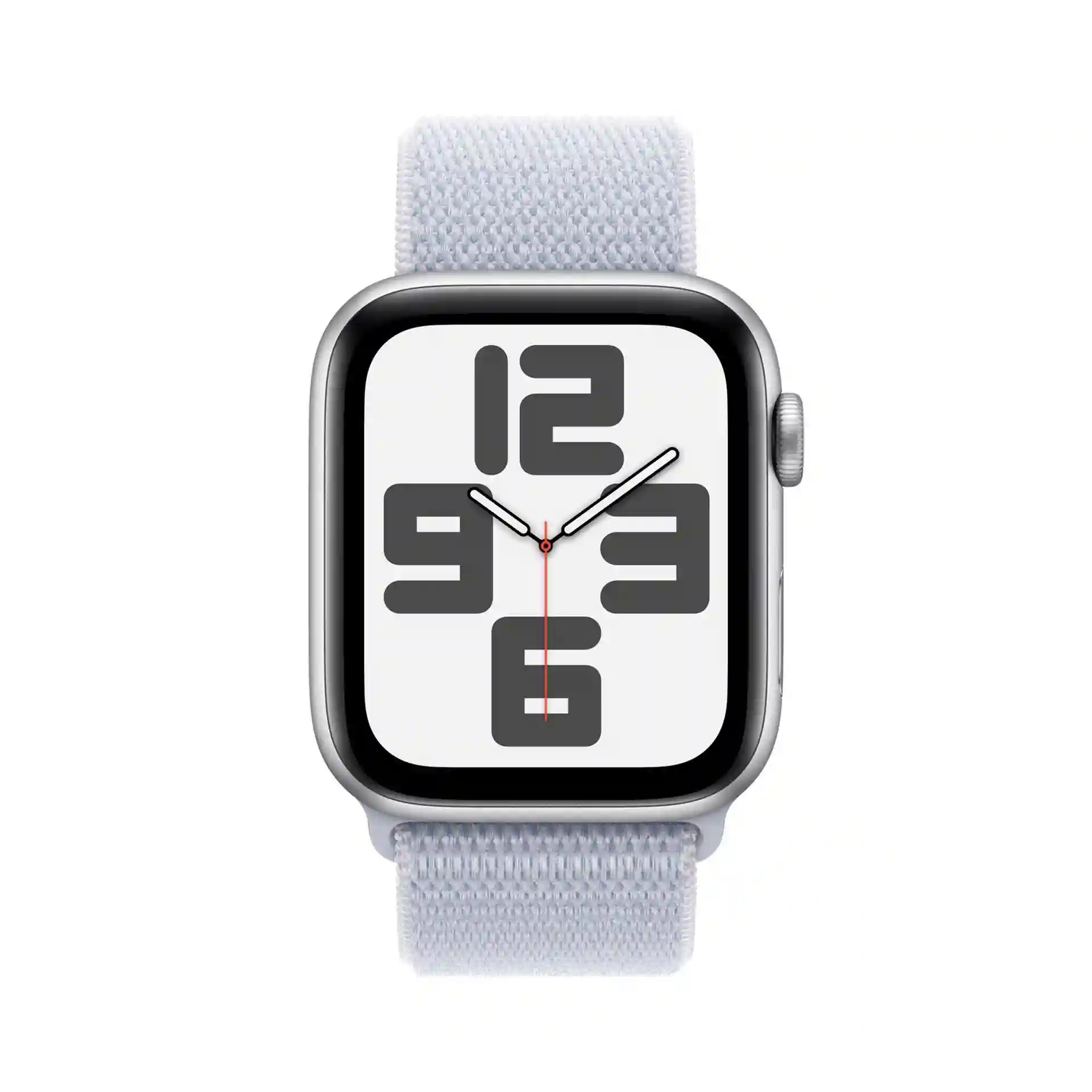 Apple Watch SE (2nd Gen) 44mm Silver Aluminium with Blue Sport Loop (GPS) | Qatar – MXET3QA/A