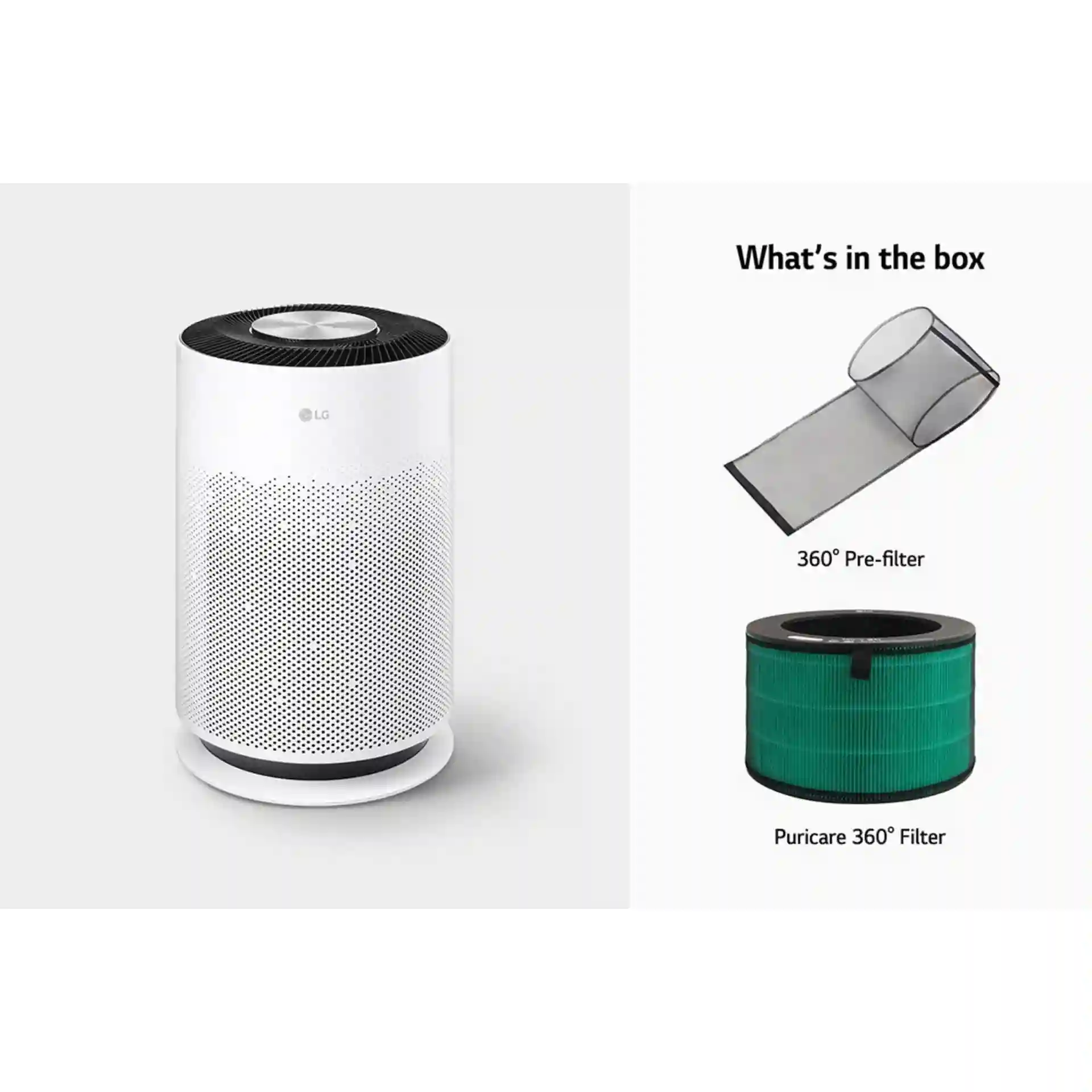 LG Air Purifier AS60GHWG0 | 360° Purification • PM1.0 Sensor • ThinQ WiFi