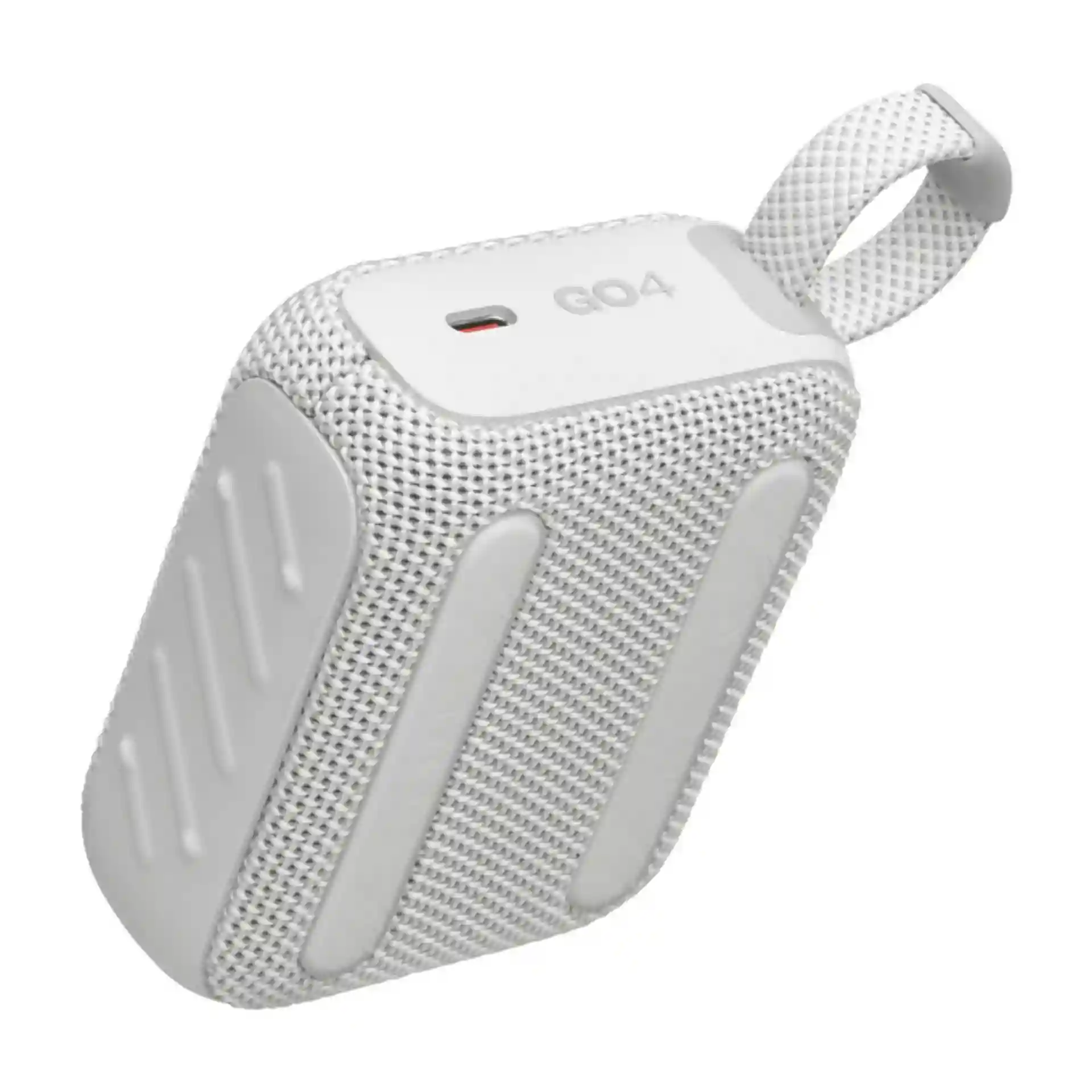 JBL Go 4 White Ultra-Portable Waterproof Bluetooth Speaker | Clean Look & Powerful Sound