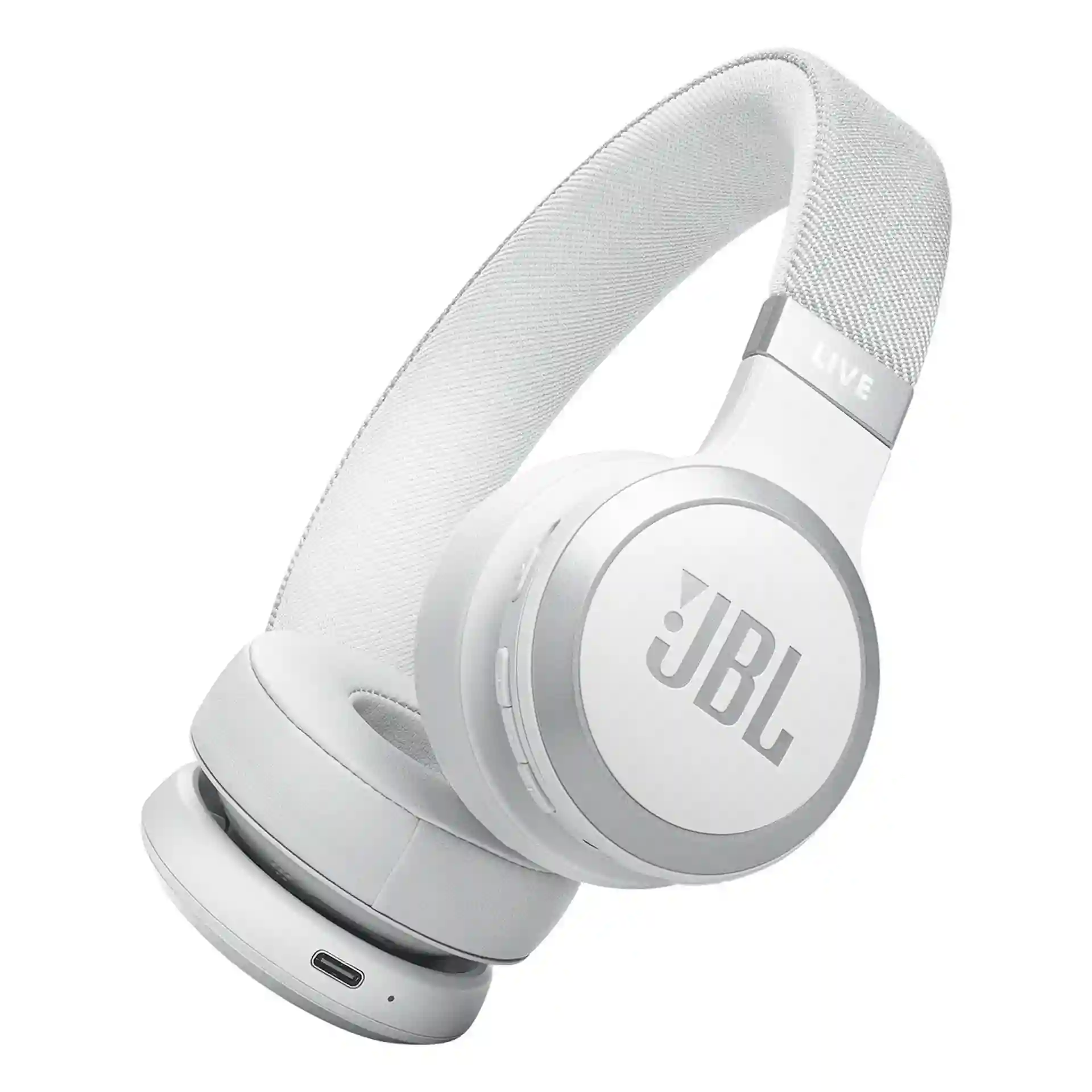 JBL Tune 670NC White Wireless On-Ear Headphones with Adaptive Noise-Cancelling & JBL Pure Bass | Qatar
