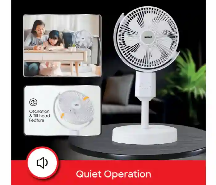 Sanford Rechargeable Stand Fan SF6659RSFN