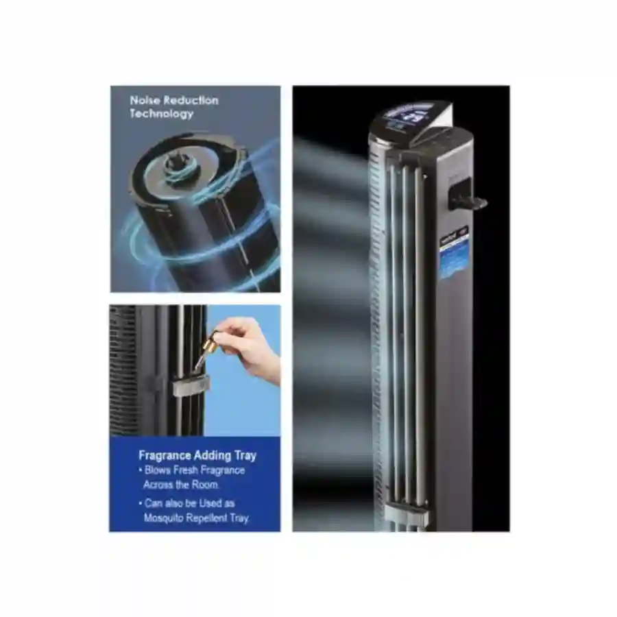 Sanford Tower Fan with Remote 40" 75 Watts SF6702TRF BS-D