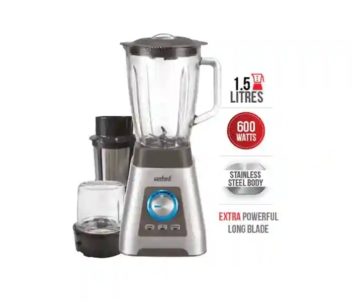 Sanford 2 in 1 Blender 600 Watts 1.5 Litre SF6813BR BS