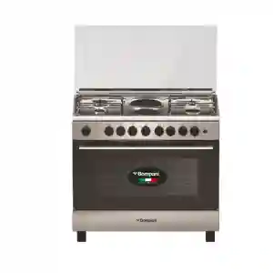 Bompani 90x60 Cooker | 4 Gas Burners + 2 Electric Plates | Crystal Finish | Made in Italy | BO683MK/L