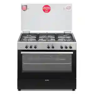 Simfer 9060SE 90x60 Cooker | 5 Gas Burners | Electric Fan Oven | Full Safety | Cast Iron