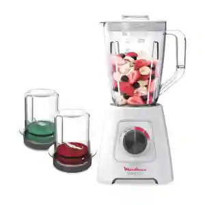 Moulinex Blender LM423127 | 600W | 2 Speed + Pulse | Grinder, Grater & Ice Crusher | Made in China