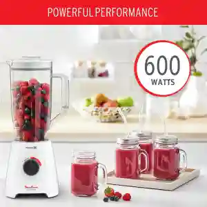 Moulinex Blendforce XXL Blender LM458127 | 600W | 2.8L Jar | Ice Crusher | 2 Attachments | Made in China