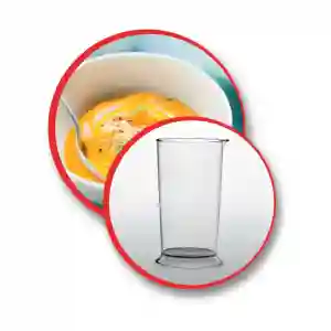Moulinex Hand Blender DD65J827 | 1000W | 20 Speeds | Titanium Blades | Chopper Bowl + 4 Accessories