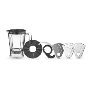 Moulinex Food Processor Double Force Compact FP247127 | 800W | 2.1L Bowl | 1.8L Blender | 25 Functions