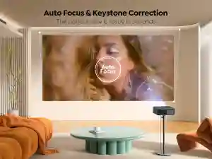 Yaber K2s LCD Projector | 1080P, 800 ANSI Lumens, JBL Dolby Sound, Autofocus & Smart OS