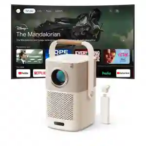 Yaber T2 Plus Portable LCD Projector 450 ANSI Lumens, 1080P, JBL Dolby, Auto Focus & Keystone