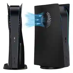 PS5 Console Replacement Shell Black | Protective & Stylish Faceplate