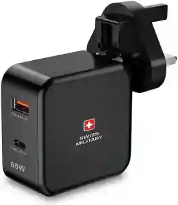 Power Station PD AC-Charger 65W Fast Charging Adapter – Black (SM-AC-PH65W-BLK)